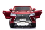 Mamido Detské elektrické autíčko Lexus LX 570 lakované červené