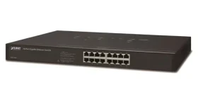 Planet GSW-1601 / Prepínač / 16x 10/100/1000 Mbps / rackový / bez ventilátora (GSW-1601)