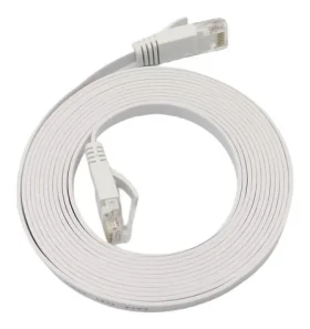 MicroConnect CAT6a U/UTP FLAT 1m biela / Patch kábel (V-UTP6A01W-FLAT-LSZH)