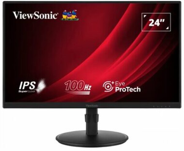 24 ViewSonic VG2408A čierna / IPS / 1920 x 1080 / 16:9 / 5ms / 1300:1 / 250cd-m2 / HDMI + DP + VGA / Pivot / VESA / repr (VG2408A)