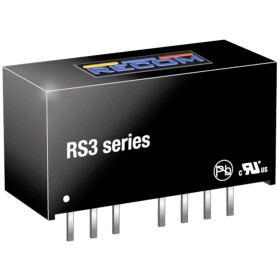 RECOM RS3-1215S DC / DC menič napätia, DPS 15 200 mA 3 W Počet výstupov: 1 x; RS3-1215S