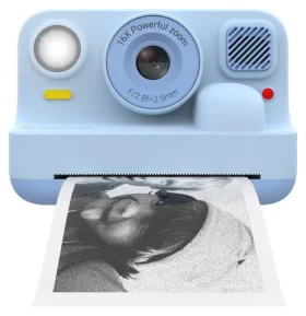 Denver KPC-1374BTBU modrá / Detský fotoaparát s tlačiarňou / selfie objektív / micro SD 64GB (dkpc1374btbu)