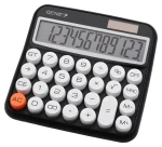 Genie 612BK čierna / Kalkulačka / stolný / 12miestna / LCD displej / batéria / solárne napájanie (12775)