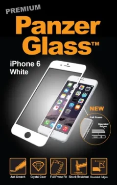 PanzerGlass PREMIUM tvrdené sklo na celý displej pre Apple iPhone 6 amp; 6S amp; 7 biela (5711724026164)
