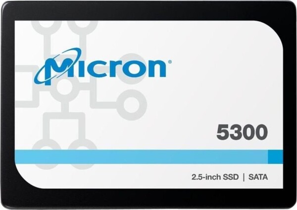 Micron disk SSD Micron 5300 MAX 3.84TB SATA 2.5" MTFDDAK3T8TDT-1AW1ZABYYT (DWPD 5) Tray