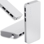 Verk Powerbanka 10 000mAh 3X USB biela