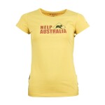 Bushman Dámske tričko Help Australia W, žlté L