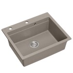 Quadron Quadron - Granitový drez KURT 110 WORKSTATION BEIGE ZLE-09040