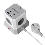 BlitzWolf BW-EC1 / Predlžovací kábel / 4X AC / 2x USB-A / 2x USB-C / 4000W (BW-EC1)