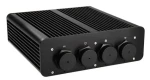 Akasa Pascal MD UCFF čierna / Mini ITX / IP65 / možnosť zavesenia na stenu / hliník / OEM / bez ventilátora (A-NUC40-M1B)