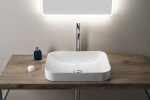 ISVEA - SOTT AQUA Keramické umývadlo 50x38cm, biela 10SQ51050