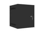 Lanberg WF10-2306-00B černá / Nástěnná skříň / 10" / 6U / 280×310 mm / kovové dveře / flat pack (WF10-2306-00B)