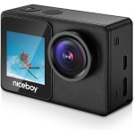 Niceboy Vega 11 Vision čierna / Outdoorová kamera / 2 + 1.3 displej / 4K / MicroSD / WiFi / USB-C (vega-11-vision)