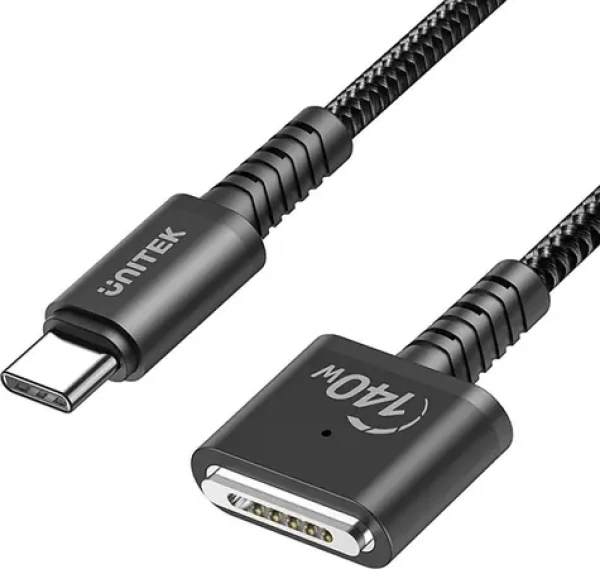 Unitek Nabíjací kábel USB-C - MagSafe 3 / Nabíjací kábel / 140W / 2 m (C14121BK-2M)