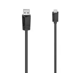 HAMA USB 2.0 kábel Micro-USB na USB-A čierna / Kábel / 1,5 m / 480 Mbit/s (00200608)