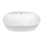 Mereo Umývadlo na dosku bez prepadu, Lota, 505x385x120 mm, keramické UC513912O