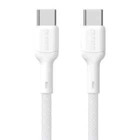 Dudao Dátový kábel L9C / USB-C / USB-C / 65W / 2 m / biela