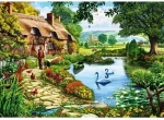 BlueBird Puzzle Chata pri jazere