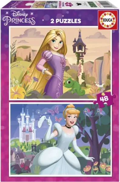 Educa Puzzle Disney princeznej: Locika a Popoluška