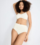SLOGGI GO DAILY COTTON - 3× vysoký pás z česanej organickej bavlny Sloggi SILK WHITE XXL