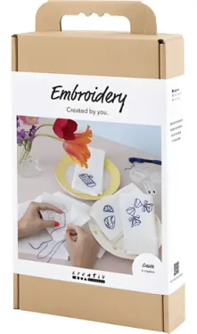 Creativ Company Kreatívna súprava Vyšívanie textilných obrúskov