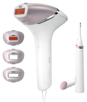 Philips Lumea Prestige IPL 8000 BRI949/00 biela / IPL epilátor / 5 režimov / 450 000 zábleskov / SenseIQ (BRI949/00)