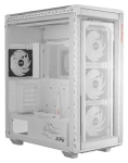 ADATA XPG BATTLECRUISER II biela / Skriňa / E-ATX / 2x USB-A 3.2 / 1x USB-C 3.2 / 4X ventilátor / bez zdroja (BATTLECRUISERIIST-WHCWW)