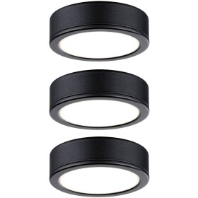 Paulmann LED osvetlenie do skrine LED pevne zabudované LED osvetlenie 9 W teplá biela čierna; 99990