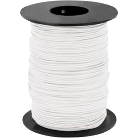 BELI-BECO L125WS25 opletenie / lanko, 1 x 0.25 mm², biela, 25 m; L125WS25