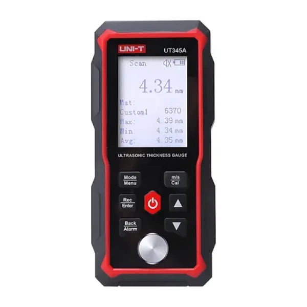 UNI-T UT345A / Ultrazvukový hrúbkomer / Rozsah 1-300 mm / LCD 2,4” / USB-C / Batéria 2000 mAh (UT345A)