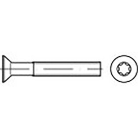 TOOLCRAFT TO-6863394 zápustné skrutky M1.6 5 mm vnútorná korunka šesťhranná DIN 965 Ušlechtilá ocel V2A A2 1000 ks; TO-6863394