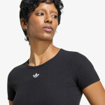 Tričko adidas Essentials Rib T-Shirt Black XS