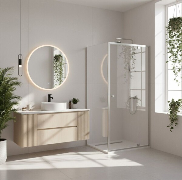 REA/S - Sprchovací kút Primo Swing 100x70 Chrome KPL-K5057