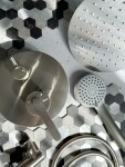 REA - Podomietková sprchová sada Ontario Brush Nickel + BOX REA-P5503
