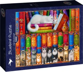 BlueBird Puzzle Mačacia knižnica