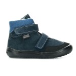 Jonap Jerry tmavo modrá slim celoročné členkové barefoot topánky 28 EUR