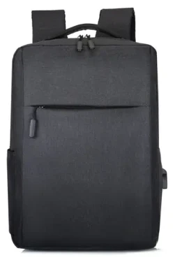 ESTUFF Cleveland čierna / Batoh pre notebooky do 15,6" / Polyester / USB nabíjací Port (GLB203620)
