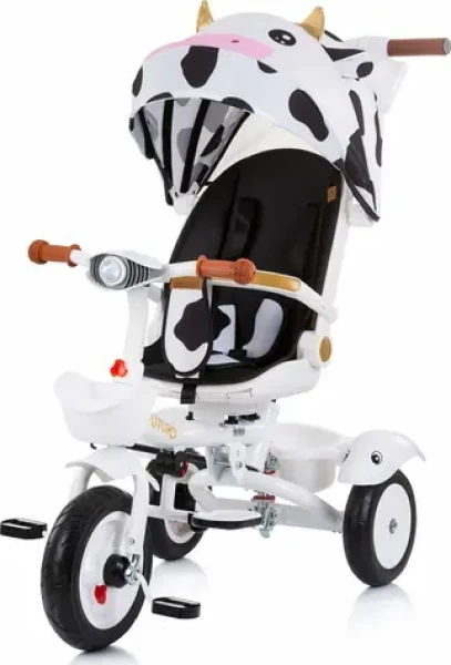 CHIPOLINO Trojkolka so strieškou Futuro 2v1 Cow