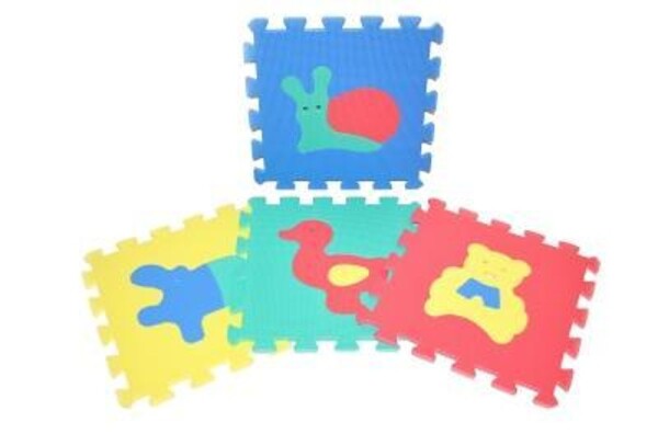 Mäkké puzzle bloky zvieratá, WIKY, 118621