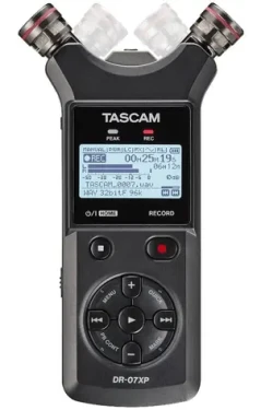 Tascam DR-07XP / Audio rekordér / USB-C / microSD / 32-bit / 48 kHz / vstavaný mikrofón (DR-07XP)