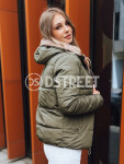 Dámská oboustranná péřová bunda VICTORIA SNUG zlatá Dstreet TY3697 XL