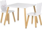 CHIPOLINO Drevený stolík so stoličkami Bear,Kitten (DIWH02440323)