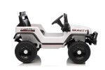Mamido Mamido Elektrické autíčko Speed Offroad biele | 4x45W | EVA kolesá | 12V 7Ah | EKO koža