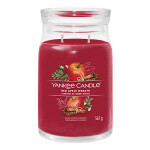 Yankee Candle Signature Red Apple Wreath 567g - sviečka veľká 2 knôty / doba horenia: až 90h (5038581128894)