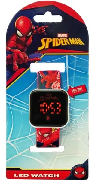 LED hodinky s kalendárom Spider-Man / Digitálne hodinky / LED displej (SPD4800)