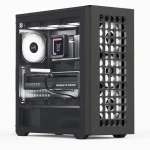 AeroCool D502A-G-BK-V1 čierna / Skriňa / ATX / Mesh / 2x USB-A 3.2 Gen2 / 1x USB-C / bez zdroja / temperované sklo (ACCM-MA02043.11)