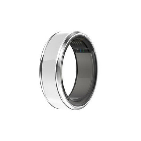 CUBE1 SMART Ring veľ. 9 (19.2mm) biela / Chytrý prsteň / Bluetooth 5.1 / 5ATM