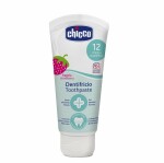 CHICCO Set zubná kefka a pasta s fluórom v puzdre Always Smiling modrá 12m+