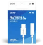 Adaptér USB-C - Jack 3,5 mm AK-52 / Audio adaptér / Pre Samsung (SAVIO AK-52)