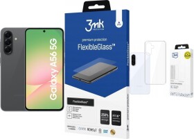 Samsung Galaxy A56 5G 8/128GB Grafitowy Awesome Graphite (SM-A566BZK) + FlexibleGlass + Etui Clear Case